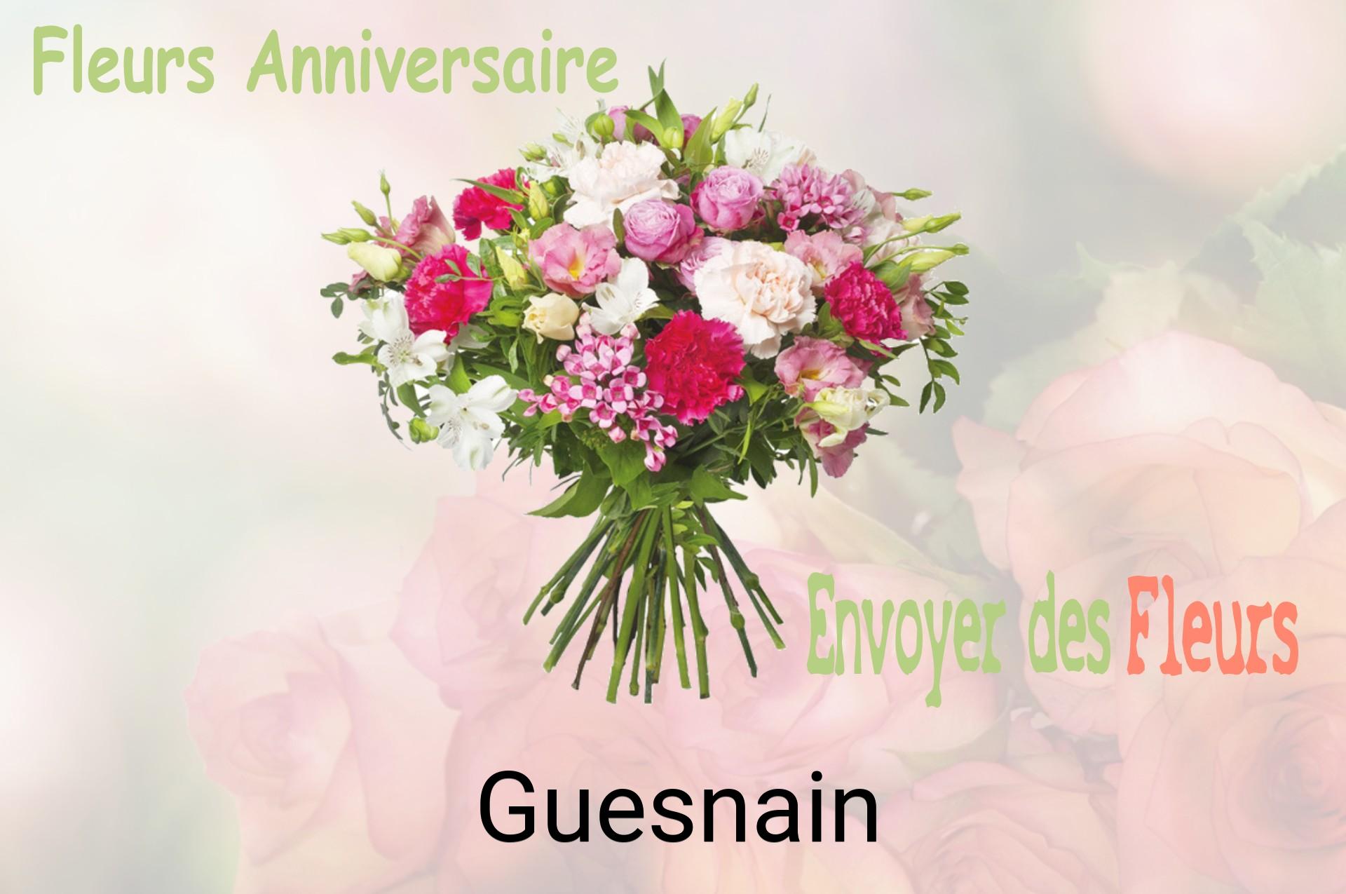 Bouquet de fleurs d’anniversaire livré à Guesnain